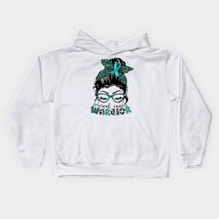 Cervical cancer warrior Kids Hoodie